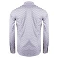 Mens Blue Mini Eagle L/s Shirt 29152 by Emporio Armani from Hurleys