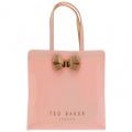 Womens Pale Pink Vallcon Bow Large Icon Bag 18658 by Ted Baker from Hurleys