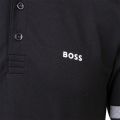 Mens Black Paule Slim S/s Polo Shirt 103826 by BOSS from Hurleys