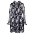 Womens Black Florae Burnout Dress 34117 by Ted Baker from Hurleys
