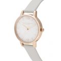 Womens Blush & Pale Gold Glitter Dial Vegan Strap Watch 49169 by Olivia Burton from Hurleys
