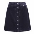 Womens Navy Blazer Viemmi Cord Short Skirt 49710 by Vila from Hurleys
