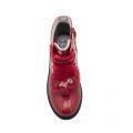 Girls Red Patent Fiocco di Neve Unicorn Boots (26-35)