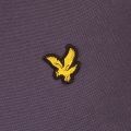 Mens Washed Grey Plain Pick Stitch S/s Polo Shirt 10797 by Lyle & Scott from Hurleys
