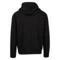 Mens Black Branded Trim Hooded Zip Through Sweat Top 55537 by Emporio Armani from Hurleys