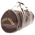 Mens Maroon Classic Barrel Bag 35436 by Fred Perry from Hurleys