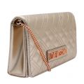 Womens Rose Gold Quilted Crossbody Clutch Bag 57886 by Love Moschino from Hurleys