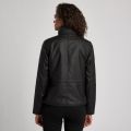 Womens Black Trial Waxed Jacket 51312 by Barbour International from Hurleys