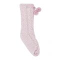 Womens Seashell Pink Pom Pom Fleece Lined Socks 94375 by UGG from Hurleys