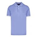 Mens Cornflower Blue Basic Tipped Regular Fit S/s Polo Shirt 44148 by Tommy Hilfiger from Hurleys