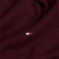 Mens Tawny Port Heather Cotton Cashmere Knitted Jumper 50020 by Tommy Hilfiger from Hurleys