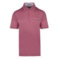 Mens Pink Fincham Soft Solid S/s Polo Shirt 43875 by Ted Baker from Hurleys