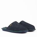 Mens Navy Foley Slippers 111395 by Barbour from Hurleys