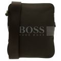 Mens Black Pixel_S Zip Cross Body Bag 18825 by BOSS from Hurleys