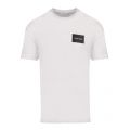 Mens White Chest Box Logo S/s T Shirt 44127 by Calvin Klein from Hurleys