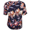 Womens Night Sky Yaslilja Floral Top 67887 by Y.A.S from Hurleys