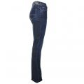 Womens Denim Wash J07 High Rise Flared Jeans 27183 by Armani Jeans from Hurleys