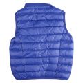 Boys Royal Blue Branded Padded Gilet 48202 by EA7 from Hurleys