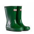 Kids Green First Classic Wellington Boots (4-8) 66415 by Hunter from Hurleys