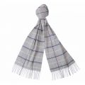 Womens Grey, Blue & Pink Country Tattersall Scarf 12573 by Barbour from Hurleys