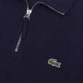 Mens Navy Branded Tape 1/2 Zip Sweat Top 48789 by Lacoste from Hurleys