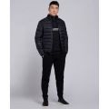 Mens Black Slipstream Borough Baffle Quilted Jacket 93336 by Barbour International from Hurleys