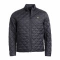 Mens Black Gear Quilted Jacket