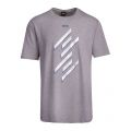 Mens Light Grey Tee 13 S/s T Shirt 81245 by BOSS from Hurleys