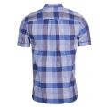 Mens Navy Check S/s Shirt 8798 by Lyle & Scott from Hurleys