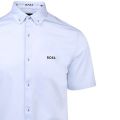 Athleisure Mens Light Blue Biadia_R S/s Shirt 110140 by BOSS from Hurleys