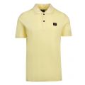 Mens Light Yellow Classic Logo Custom Fit S/s Polo Shirt 54049 by Paul And Shark from Hurleys