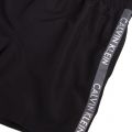 Mens Black Logo Tape Swim Shorts 73783 by Calvin Klein from Hurleys