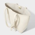 Womens Off White Tavi Tassel Tote Bag 104177 by Katie Loxton from Hurleys