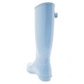 Womens Pale Blue Original Tall Gloss Wellington Boots 10665 by Hunter from Hurleys