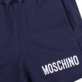 Boys Navy Branded Sweat Shorts 101253 by Moschino from Hurleys