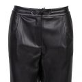 Womens Black Hemias-1 Pleather Trousers 100646 by HUGO from Hurleys