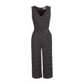 Womens Black Sliced Dot Belted Jumpsuit 43180 by Michael Kors from Hurleys