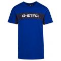 Mens Hudson Blue Graphic 80 R S/s T Shirt 39305 by G Star from Hurleys