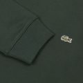 Mens Sinople Green Branded Crew Sweat Top 31023 by Lacoste from Hurleys