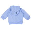 Baby Pale Blue Hooded Zip Sweat Top 13164 by BOSS from Hurleys