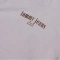 Womens Classic White Metallic Logo Hoodie 43618 by Tommy Jeans from Hurleys