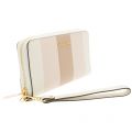 Womens Fawn & Soft Pink Multi Stripe Wristlet Purse 8117 by Michael Kors from Hurleys