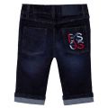 Toddler Rinse Wash Embroidered Pocket Jeans 91781 by BOSS from Hurleys