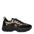 Mens Black Baroque Mix Trainers 51155 by Versace Jeans Couture from Hurleys