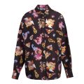 Womens Black Versailles Print L/s Shirt 83551 by Versace Jeans Couture from Hurleys