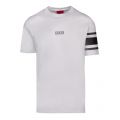 Mens White Durned-U6 S/s T Shirt 42637 by HUGO from Hurleys