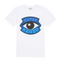 Junior Optic White Gisa Icon Eye S/s T Shirt 45818 by Kenzo from Hurleys