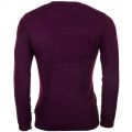 Mens Purple Rossi Mixed Stitch Knitted Jumper 61573 by Ted Baker from Hurleys