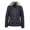 Womens Black Garvie Quilted Jacket 12394 by Barbour International from Hurleys