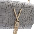 Womens Grey Audrey Croc Tassel Crossbody Bag 53826 by Valentino from Hurleys